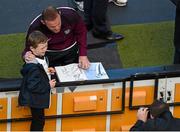 6 June 2015; England's Wayne Rooney poses for a photograph with a young fan at the Aviva Staduim, Lansdowne Road, Dublin. Picture credit: David Maher / SPORTSFILE