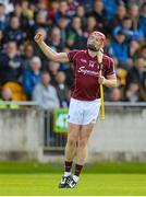 6 June 2015; Joe Canning, Galway, celebrates scoring a first half point. Leinster GAA Hurling Senior Championship Quarter-Final Replay, Dublin v Galway. O'Connor Park, Tullamore, Co. Offaly. Picture credit: Piaras Ó Mídheach / SPORTSFILE