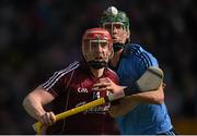 6 June 2015; Joe Canning, Galway, in action against Chris Crummy, Dublin. Leinster GAA Hurling Senior Championship Quarter-Final Replay, Dublin v Galway. O'Connor Park, Tullamore, Co. Offaly. Picture credit: Stephen McCarthy / SPORTSFILE