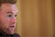 6 June 2015; England captain Wayne Rooney during a press conference. Aviva Staduim, Lansdowne Road, Dublin. Photo by Sportsfile