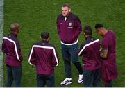 6 June 2015; England's Wayne Rooney with team-mates on the pitch at the Aviva Staduim, Lansdowne Road, Dublin. Photo by Sportsfile