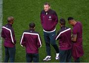 6 June 2015; England's Wayne Rooney with team-mates on the pitch at the Aviva Staduim, Lansdowne Road, Dublin. Photo by Sportsfile