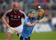 6 June 2015; Chris Crummy, Dublin, in action against Joe Canning, Galway. Leinster GAA Hurling Senior Championship Quarter-Final Replay, Dublin v Galway. O'Connor Park, Tullamore, Co. Offaly. Picture credit: Stephen McCarthy / SPORTSFILE