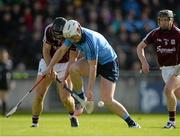 6 June 2015; Liam Rushe, Dublin, in action against David Collins, Galway. Leinster GAA Hurling Senior Championship Quarter-Final Replay, Dublin v Galway. O'Connor Park, Tullamore, Co. Offaly. Picture credit: Piaras Ó Mídheach / SPORTSFILE
