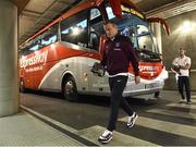 7 June 2015; England's Wayne Rooney arrives ahead of the game. Three International Friendly, Republic of Ireland v England. Aviva Stadium, Lansdowne Road, Dublin. Picture credit: David Maher / SPORTSFILE