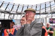 7 June 2015; Former Republic of Ireland manager Jack Charlton is introduced to the crowd before the game. Three International Friendly, Republic of Ireland v England. Aviva Stadium, Lansdowne Road, Dublin. Picture credit: David Maher / SPORTSFILE