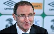 7 June 2015; Republic of Ireland manager Martin O'Neill during a post-match press conference. Three International Friendly, Republic of Ireland v England. Aviva Stadium, Lansdowne Road, Dublin. Picture credit: Ramsey Cardy / SPORTSFILE