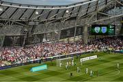 7 June 2015; England players prepare to defend a corner-kick in injury time during the first half. Three International Friendly, Republic of Ireland v England. Aviva Stadium, Lansdowne Road, Dublin. Picture credit: Ramsey Cardy / SPORTSFILE