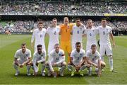 7 June 2015; The England team. Three International Friendly, Republic of Ireland v England. Aviva Stadium, Lansdowne Road, Dublin. Photo by Sportsfile