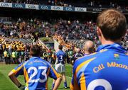 2 August 2008; Antrim captain, Kevin Brady, lifts the Tommy Murphy Cup as Wicklow players look on. Tommy Murphy Cup Final, Antrim v Wicklow, Croke Park, Dublin. Picture credit: Matt Browne / SPORTSFILE