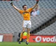2 August 2008; Kevin Brady, Antrim, celebrates after the final whistle. Tommy Murphy Cup Final, Antrim v Wicklow, Croke Park, Dublin. Picture credit: Matt Browne / SPORTSFILE