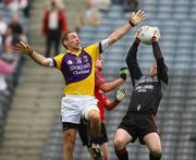 2 August 2008; Brendan McVeigh, Down, in action against Matty Forde, Wexford. All-Ireland Senior Football Championship Qualifier, Round 3, Down v Wexford, Croke Park, Dublin. Picture credit: Oliver McVeigh / SPORTSFILE