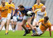 2 August 2008; James Stafford, Wicklow, in action against, Colm Brady, 2, and Andy McClean, 3,  Antrim. Tommy Murphy Cup Final, Antrim v Wicklow, Croke Park, Dublin. Picture credit: Matt Browne / SPORTSFILE