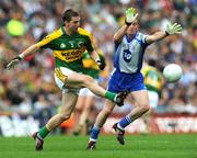 3 August 2008; Marc O Se, Kerry, in action against Tomas Freeman, Monaghan. All-Ireland Senior Football Championship Qualifier, Round 3, Kerry v Monaghan, Croke Park, Dublin. Picture credit: Brian Lawless / SPORTSFILE