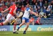 7 June 2015; Jake Dillon, Waterford, shoots to score his side's second goal despite the attention of Shane O'Neill, Cork. Munster GAA Hurling Senior Championship Semi-Final, Waterford v Cork. Semple Stadium, Thurles, Co. Tipperary. Picture credit: Stephen McCarthy / SPORTSFILE