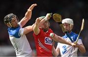 7 June 2015; Cormac Murphy, Cork, in action against Maurice Shanahan, left, and Brian O'Halloran, Waterford. Munster GAA Hurling Senior Championship Semi-Final, Waterford v Cork. Semple Stadium, Thurles, Co. Tipperary. Picture credit: Stephen McCarthy / SPORTSFILE