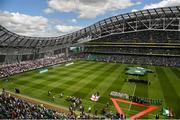 7 June 2015; Giant shirt at Republic of Ireland v England - Three International Friendly. Aviva Stadium, Lansdowne Road, Dublin. Picture credit: Ramsey Cardy / SPORTSFILE