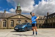 8 June 2015; Pictured is Dublin hurler Michael Carton the launch of Summer Showtime for Toyota, the official car partner to Dublin GAA, which begins on 10th June and runs until 13th June. The annual Showtime event will see Toyota showcase its full '152' commercial and passenger model line-up including the new Avensis, the new Auris and the RAV4, and providing entertainment and fun activities for all the family. During Showtime, Toyota dealers are also offering a trade up allowance offer of up to €3,000 on passenger cars registered by July 31st, or three years free servicing on passenger cars ordered before June 19th. For further information www.toyota.ie. Royal Hospital Kilmainham, Dublin. Picture credit: Ramsey Cardy / SPORTSFILE