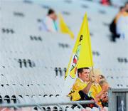 2 August 2008; A lone Antrim supporter in Croke Park. Tommy Murphy Cup Final, Antrim v Wicklow, Croke Park, Dublin. Picture credit: Oliver McVeigh / SPORTSFILE