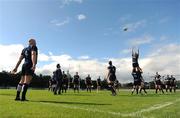 7 August 2008; A general view of the Ireland players working on their lineouts during squad training. Presentation Brothers College Sports Grounds, Dennehy's Cross, Cork. Picture credit: Stephen McCarthy / SPORTSFILE