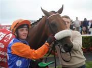 29 July 2008; Chris Hayes with his horse Celtic Done after winning the Tote Galway Mile European Breeders Fund Handicap. Galway Racing Festival - Tuesday, Ballybrit, Galway. Picture credit: Stephen McCarthy / SPORTSFILE