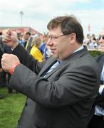 30 July 2008; An Taoiseach Brian Cowen T.D., during the third day of the Galway Racing Festival. Galway Racing Festival - Wednesday, Ballybrit, Galway. Picture credit: Stephen McCarthy / SPORTSFILE