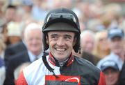 30 July 2008; A delighted Ruby Walsh after winning the William Hill Galway Plate onboard Oslot. Galway Racing Festival - Wednesday, Ballybrit, Galway. Picture credit: Stephen McCarthy / SPORTSFILE