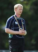 7 August 2008; Ireland's Leo Cullen looks on during squad training. Presentation Brothers College Sports Grounds, Dennehy's Cross, Cork. Picture credit: Stephen McCarthy / SPORTSFILE