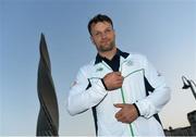 10 June 2015; Simas Dobrovolskis, of the Canoe Sprint team, who will represent Ireland in the Men's Kayak Double (K2) 1000m and Kayak Double (K2) 200m, poses for a portrait outside the Athletes Village ahead of the 2015 European Games in Baku, Azerbaijan. Picture credit: Stephen McCarthy / SPORTSFILE