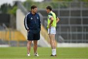 11 June 2015; Kerry manager Eamonn Fitzmaurice in conversation with Philip O'Connor during squad training. Fitzgerald Stadium, Killarney, Co. Kerry. Picture credit: Diarmuid Greene / SPORTSFILE