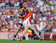 9 August 2008; Aidan O'Rourke, Armagh, in action against Matty Forde, Wexford. GAA Football All-Ireland Senior Championship Quarter-Final, Armagh v Wexford, Croke Park, Dublin. Picture credit: Pat Murphy / SPORTSFILE