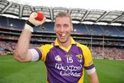 9 August 2008; Wexford's Matty Forde celebrates after the match. GAA Football All-Ireland Senior Championship Quarter-Final, Armagh v Wexford, Croke Park, Dublin. Picture credit: Stephen McCarthy / SPORTSFILE