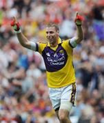 9 August 2008; Matty Forde, Wexford, celebrates after scoring his side's goal. GAA Football All-Ireland Senior Championship Quarter-Final, Armagh v Wexford, Croke Park, Dublin. Picture credit: Stephen McCarthy / SPORTSFILE