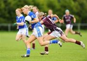 9 August 2008; Aisling Quigley, Laois, in action against Edel Concannon, Galway. TG4 All-Ireland Ladies Senior Football Championship Qualifier , Round 2, Laois v Galway, Dromard GAA Club, Legga, Co. Longford. Picture credit: Matt Browne / SPORTSFILE