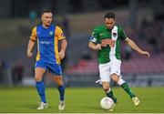 12 June 2015; Ross Gaynor, Cork City, in action against Graham Kelly, Bray Wanderers. SSE Airtricity League Premier Division, Cork City v Bray Wanderers, Turners Cross, Cork. Picture credit: Eoin Noonan / SPORTSFILE