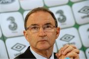 13 June 2015; Republic of Ireland manager Martin O'Neill, speaking during a press conference. Aviva Stadium, Lansdowne Road, Dublin. Picture credit: David Maher / SPORTSFILE