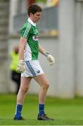 13 June 2015; Laois goalkeeper Graham Brody reacts after Kildare's Cathal McNally scored his sides second goal. Leinster GAA Football Senior Championship, Quarter-Final Replay Kildare v Laois. O'Connor Park, Tullamore, Co. Offaly. Picture credit: Piaras Ó Mídheach / SPORTSFILE