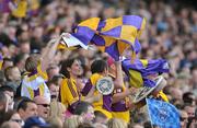 20 July 2008;Wexford supporters cheer on their team. GAA Football Leinster Senior Championship Final, Dublin v Wexford, Croke Park, Dublin. Picture credit: David Maher / SPORTSFILE
