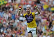 9 August 2008; Matty Forde, Wexford, celebrates after scoring his side's goal. GAA Football All-Ireland Senior Championship Quarter-Final, Armagh v Wexford, Croke Park, Dublin. Picture credit: Stephen McCarthy / SPORTSFILE