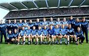 17 September 1995; The Dublin panel before the Bank of Ireland All-Ireland Senior Football Championship Final match between Dublin and Tyrone at Croke Park in Dublin. Photo by Ray McManus / SPORTSFILE