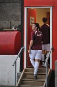 15 August 2008; Drogheda United captain Stuart Byrne, looks out from the dressing room as the game is delayed due to floodlight failure. FAI Ford Cup Fourth Round, Bohemians v Drogheda United, Dalymount Park, Dublin. Picture credit: David Maher / SPORTSFILE