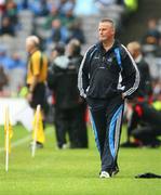 16 August 2008; Dublin manager Paul Caffrey in dejected mood on the sideline. GAA Football All-Ireland Senior Championship Quarter-Final, Dublin v Tyrone, Croke Park, Dublin. Picture credit: Oliver McVeigh / SPORTSFILE