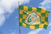 14 June 2015; A Donegal flag flutters in the breeze ahead of the game. Ulster GAA Football Senior Championship Quarter-Final, Armagh v Donegal. Athletic Grounds, Armagh. Picture credit: Brendan Moran / SPORTSFILE
