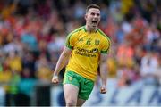14 June 2015; Patrick McBrearty, Donegal, celebrates after scoring his side's first goal. Ulster GAA Football Senior Championship Quarter-Final, Armagh v Donegal. Athletic Grounds, Armagh. Picture credit: Oliver McVeigh / SPORTSFILE