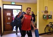 14 June 2015; Cork's Paddy Kelly and his team-mates arrive at the ground for the first championship game at Páirc Ui Rinn since 1999. Munster GAA Football Senior Championship Semi-Final, Cork v Clare. Páirc Ui Rinn, Cork. Picture credit: Matt Browne / SPORTSFILE