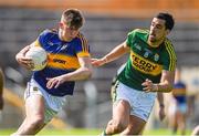 14 June 2015; Steven O'Brien, Tipperary, in action against Anthony Maher, Kerry. Munster GAA Football Senior Championship Semi-Final, Kerry v Tipperary. Semple Stadium, Thurles, Co. Tipperary. Picture credit: Ray McManus / SPORTSFILE