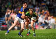 14 June 2015; Barry John Keane, Kerry, in action against Alan Campbell, Tipperary. Munster GAA Football Senior Championship Semi-Final, Kerry v Tipperary. Semple Stadium, Thurles, Co. Tipperary. Picture credit: Seb Daly / SPORTSFILE
