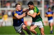 14 June 2015; Michael Geaney, Kerry, in action against Ger Mulhaire, Tipperary. Munster GAA Football Senior Championship Semi-Final, Kerry v Tipperary. Semple Stadium, Thurles, Co. Tipperary. Picture credit: Seb Daly / SPORTSFILE