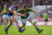 14 June 2015; Stephen O'Brien, Kerry, in action against Seamus Kennedy, Tipperary. Munster GAA Football Senior Championship Semi-Final, Kerry v Tipperary. Semple Stadium, Thurles, Co. Tipperary. Picture credit: Ray McManus / SPORTSFILE