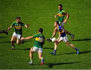 14 June 2015; Jason Lonergan, Tipperary, in action against Killian Young, Aidan O'Mahony and Anthony Maher, Kerry. Munster GAA Football Senior Championship Semi-Final, Kerry v Tipperary. Semple Stadium, Thurles, Co. Tipperary. Picture credit: Seb Daly / SPORTSFILE